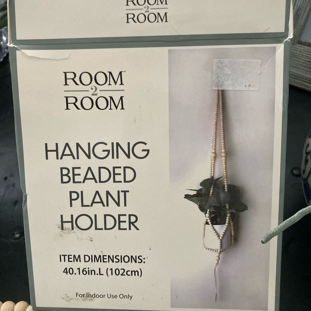Room 2 Room Hanging Beaded Plant Holder